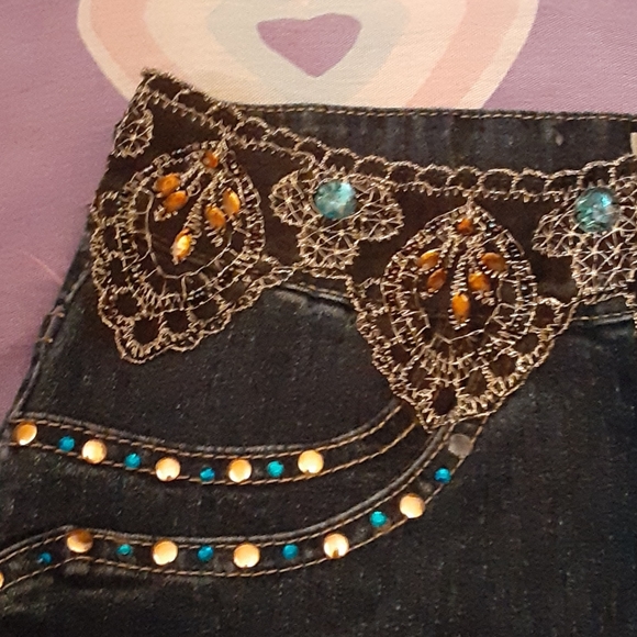 Zion decorative capris jeans - Picture 5 of 9